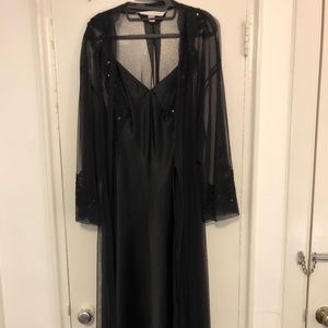 Victoria’s Secret maxi nightgown and robe